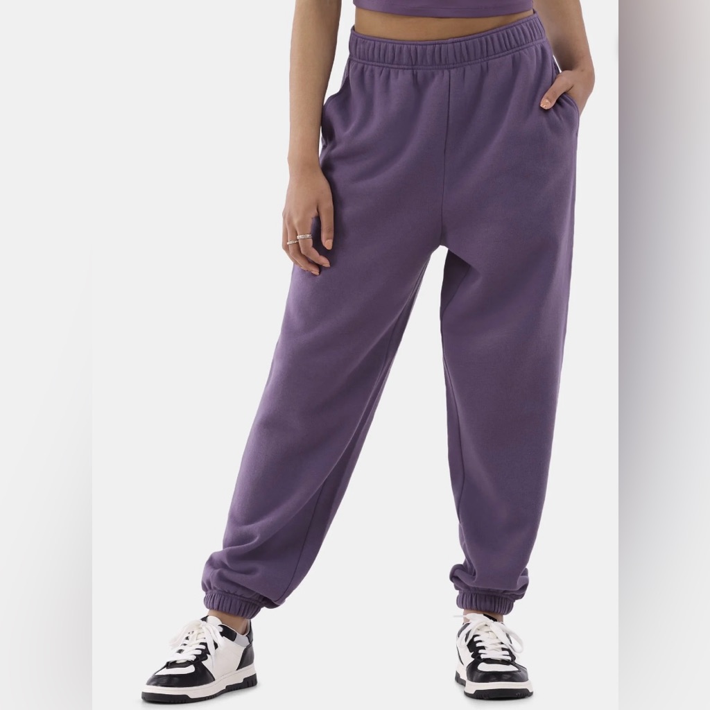 No Boundaries Women's Purple Jogger Pants